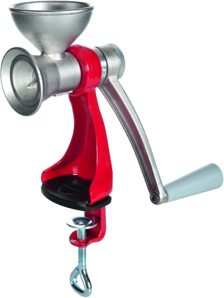 Jupiter 560400 Mohnmühle Edelstahl rot