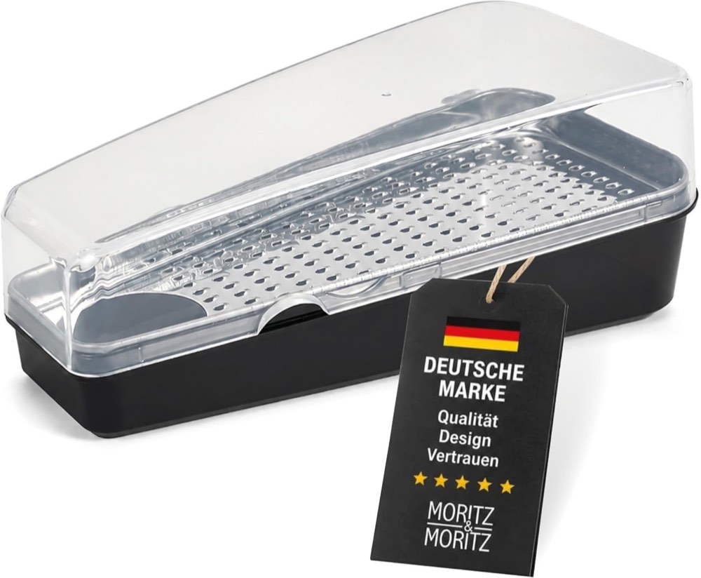 Moritz & Moritz Parmesanreibe mit Behälter