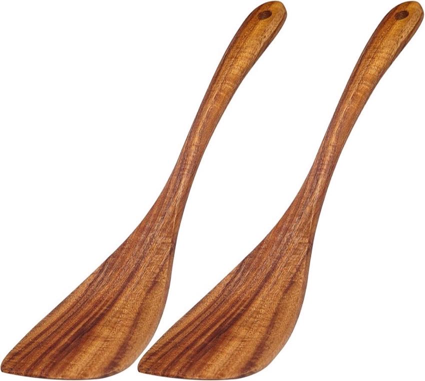 Galenecx Akazienholz Pfannenwender 2× 31×7 cm