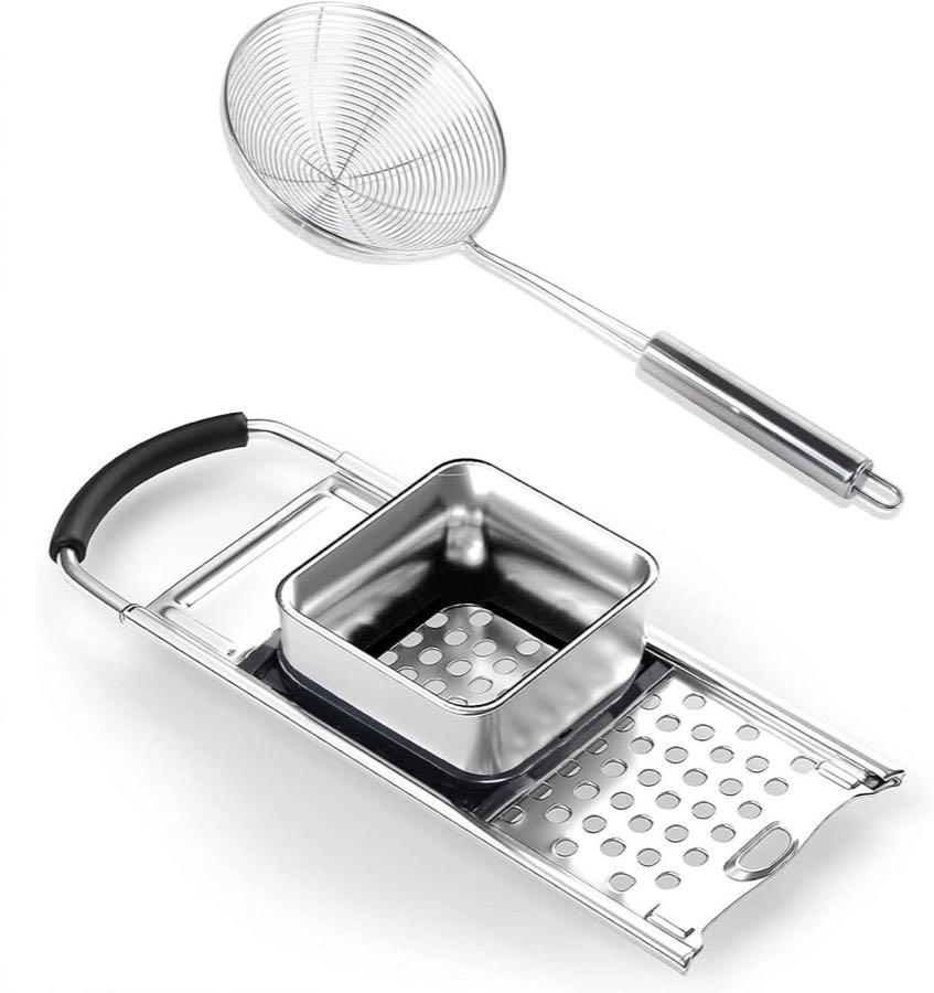 Bestdon Spätzlehobel-Set mit Schaumlöffel