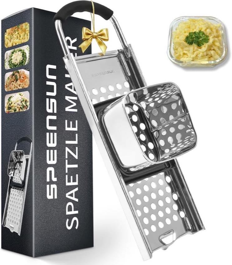 SPEENSUN SPEENSUN Spätzlehobel Edelstahl Gummigriff