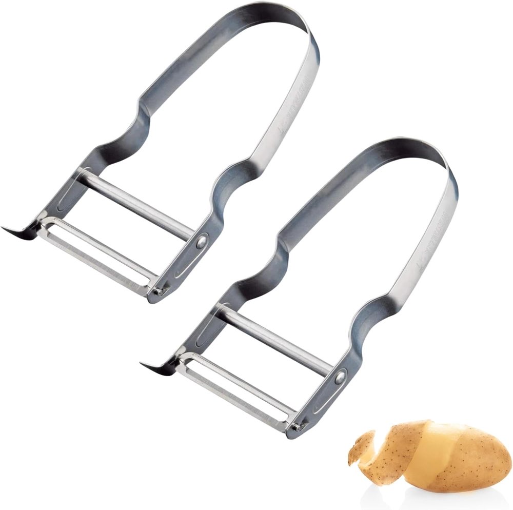Westmark 2× U-Spargelschäler Steel