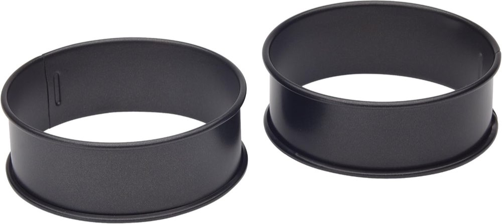 KitchenCraft KitchenCraft 2er Antihaft-Poachette-Ringe