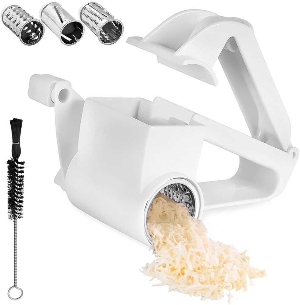 Sayudar 3-in-1 Rotary Cheese Grater
