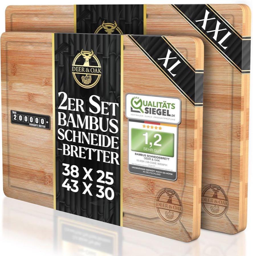 Deer & Oak Bambus 2er groß