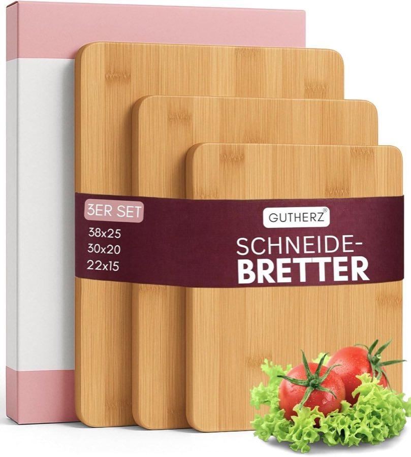 Gutherz Bambus-Set 3er 1,5 cm