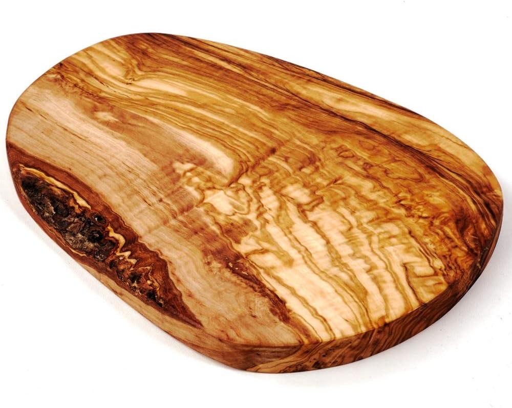 DAS OLIVENHOLZBRETT Naturschnitt