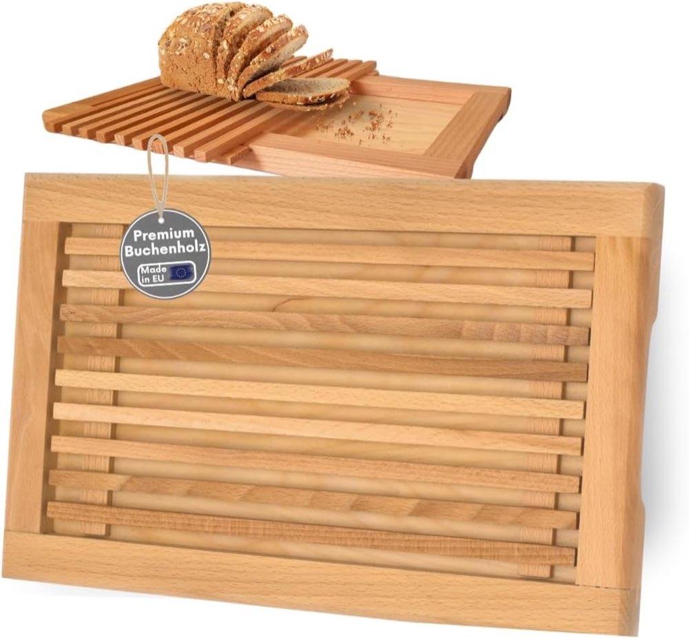 TOPANBIETER Brotschneidebrett Buche 40×25