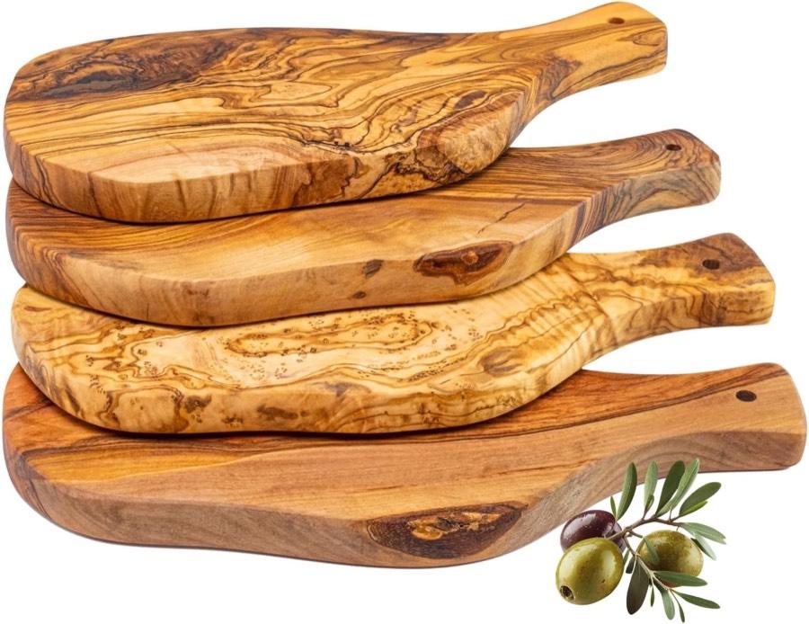 Erreke Olivenholz 4er-Set 28×13