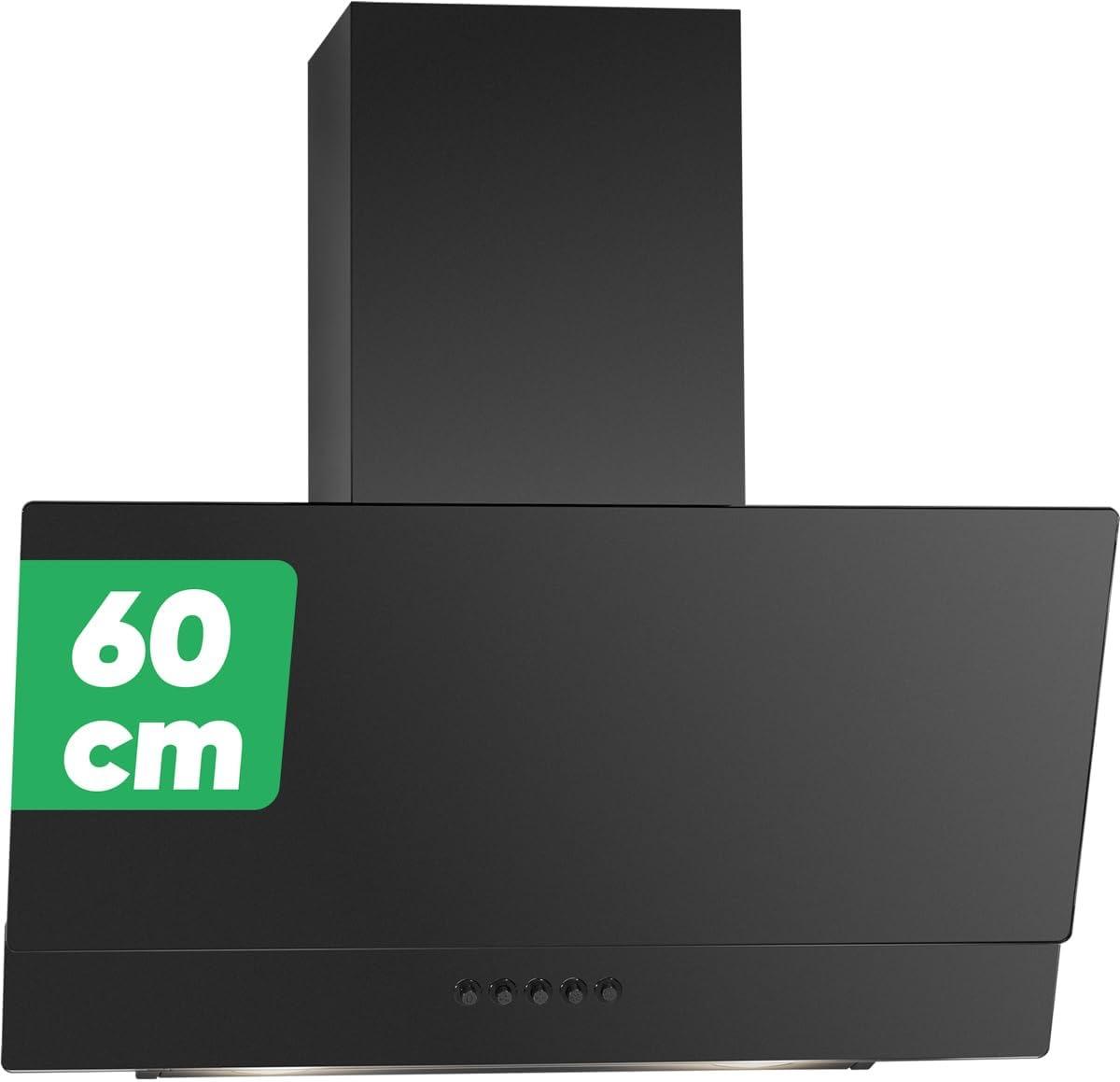 Bomann DU 7607 G Kopffreihaube 60 cm schwarz matt
