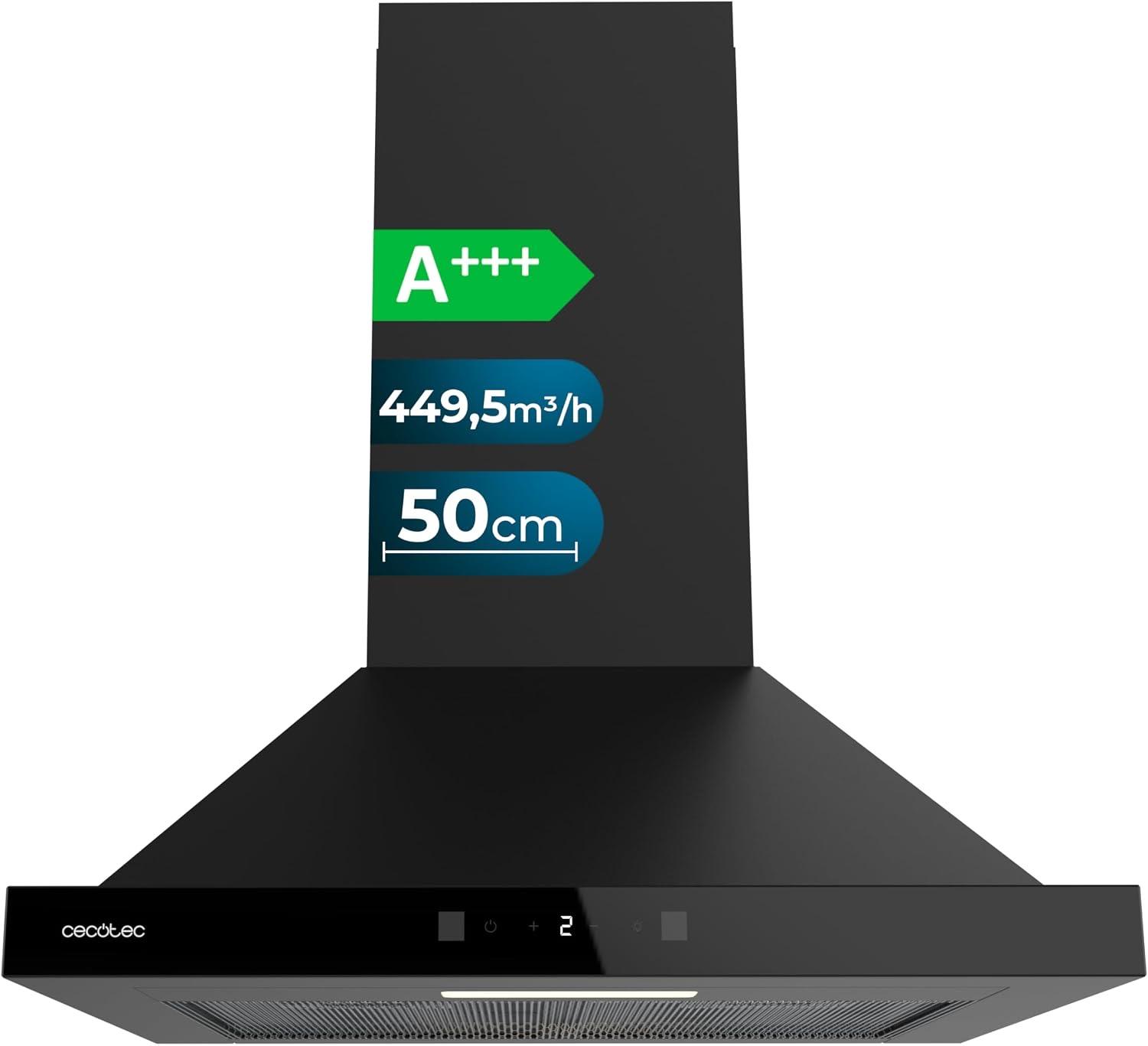 Cecotec Bolero Flux PT 504400 Black 50 cm Pyramide