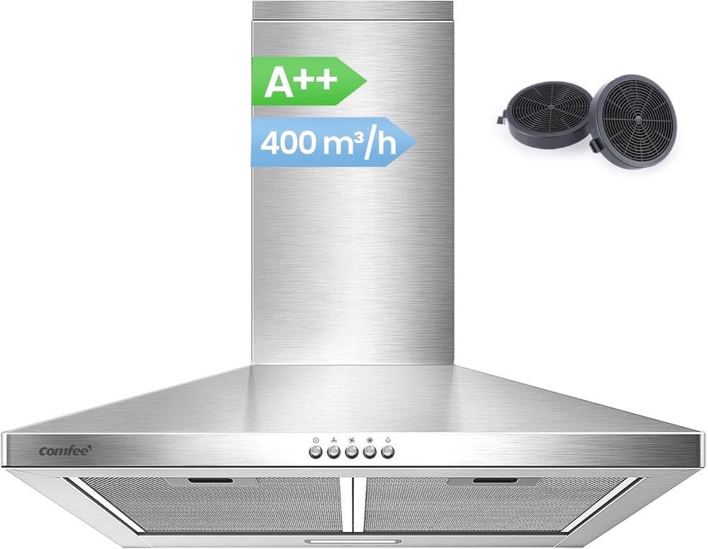 COMFEE' CH60A17EM400SS Wandhaube 60 cm silber