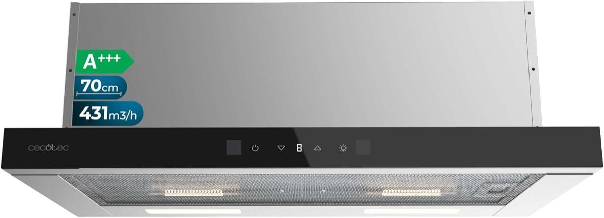 Cecotec Bolero Flux TLT 704400 Glass Black 70 cm
