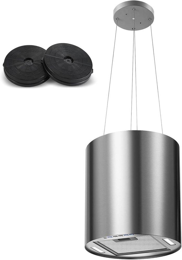 SNDOAS SNDOAS Inselhaube Zylinder 35 cm Edelstahl
