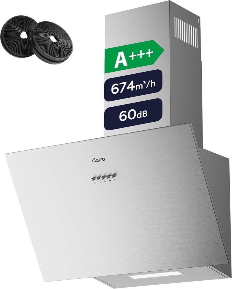 CIARRA CBCS6762A Kopffrei 60 cm silber