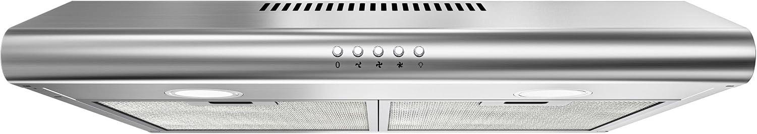 FIREGAS Unterbauhaube 60 cm silber