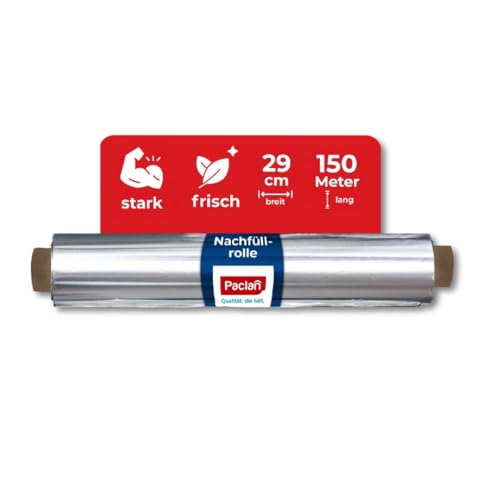 Paclan Alufolie 150 m × 29 cm Nachfüllrolle