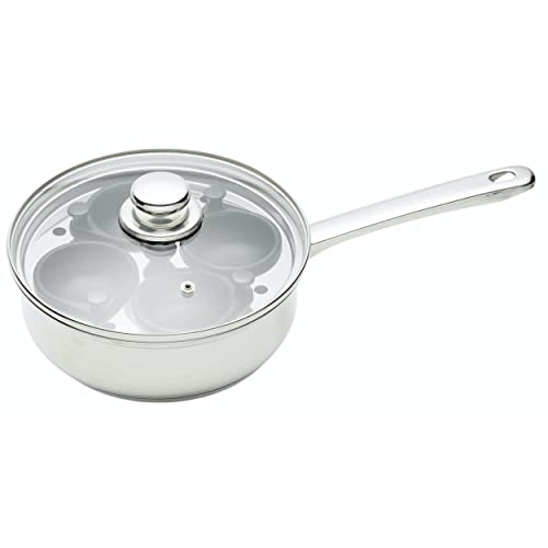 KitchenCraft Pochierpfanne 4 Eier