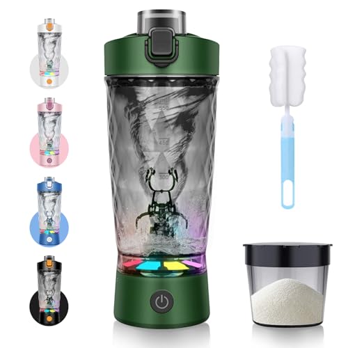 SOARFLY elektrischer Shaker 650 ml Tritan mit Pulverfach