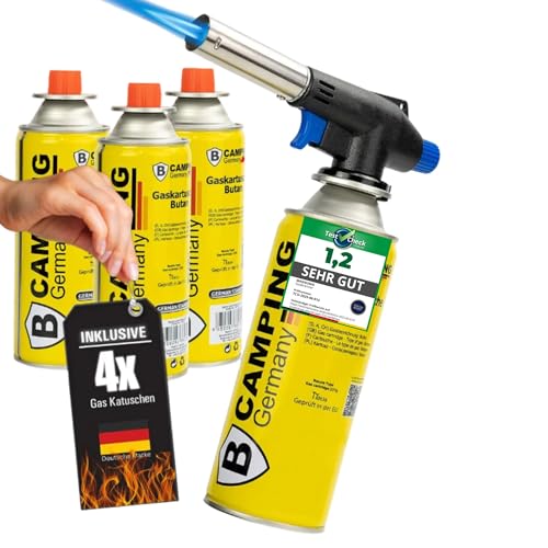 MAGNUM Gasbrenner inkl. 4 Kartuschen