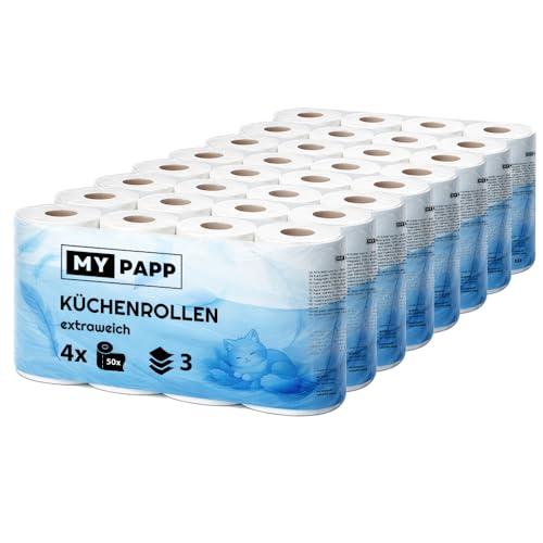 MyPapp Küchenrollen 32×50 Blatt, 3-lagig