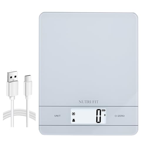NUTRI FIT USB-C Glaswaage Weiss