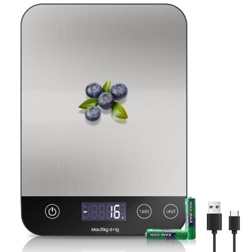 izeyu USB-C-Küchenwaage 15 kg (A)