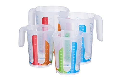 MiraHome 4er Messbecher-Set