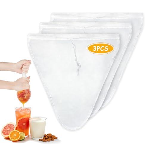 Quelcc Nussmilchbeutel 3er Nylon 28×30 cm
