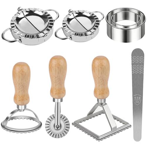 LAINIKE 8er Edelstahl Ravioli-Set
