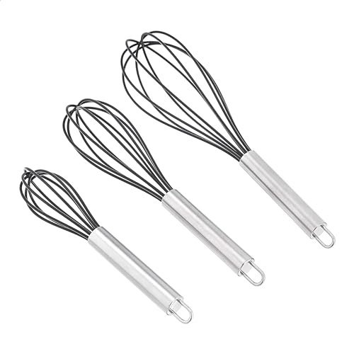 Amazon Basics Amazon Basics Silikon-Schneebesen-Set 3-teilig