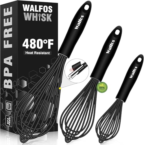 Walfos Silikon-Schneebesen-Set 3-teilig