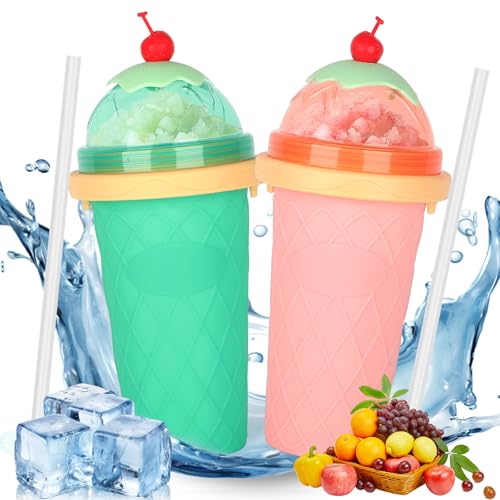 CIOXSOIO DIY Slush-Becher 2er-Set