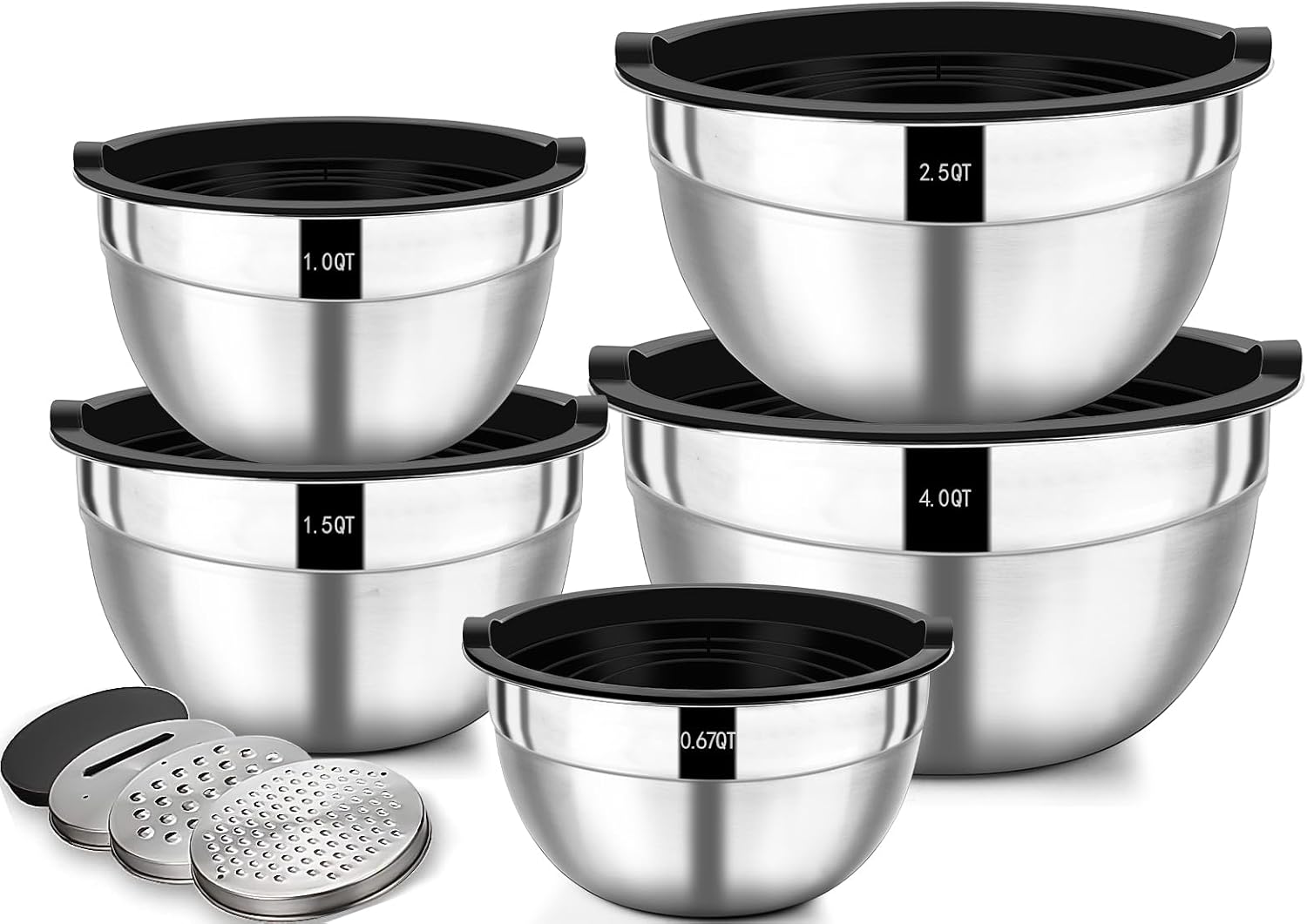 Wildone Wildone 5er-Set 0,7–4,5 L