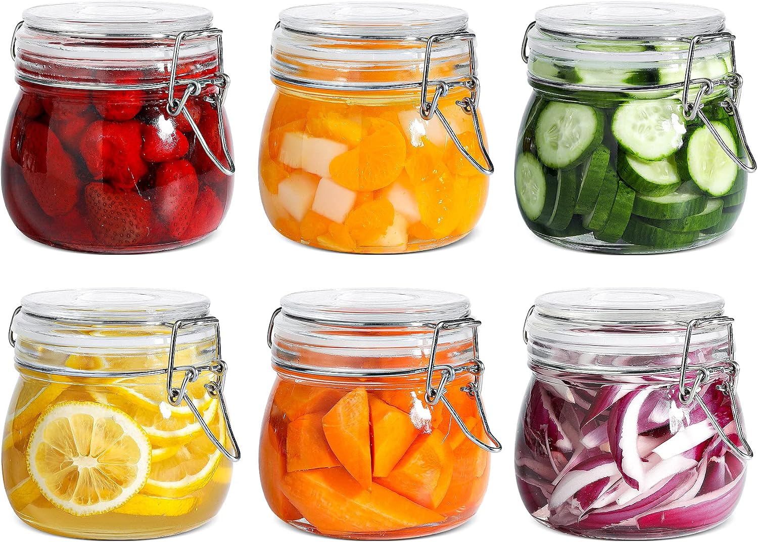 ComSaf 6×500 ml Bügelglas rund