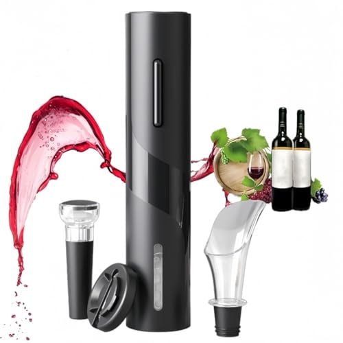 PEIPU Batterie-Weinöffner (Black)