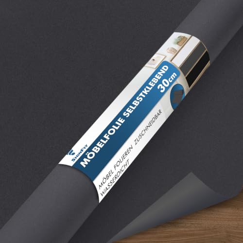 shinfly Möbelfolie Anthrazit 30×300 cm