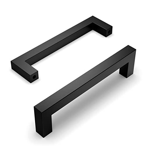 Amerdeco Küchengriffe Schwarz 128 mm (10 Stück)
