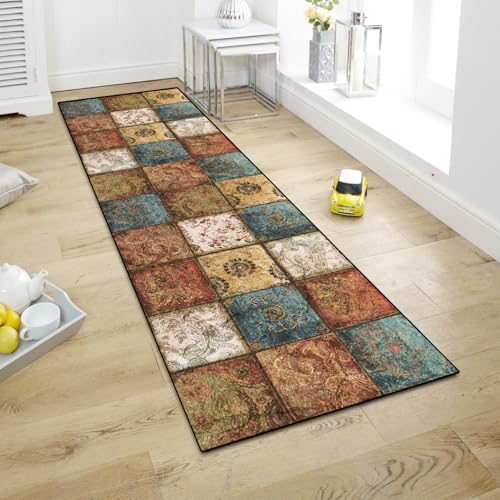 WTHYGB Küchenläufer 60×180 cm Boho