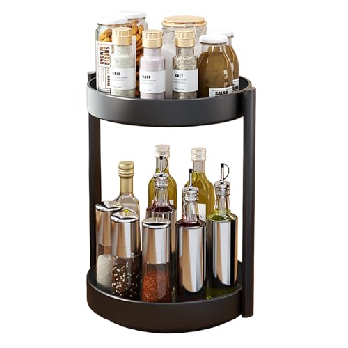 JOUING 2-Etagen Metall Lazy Susan