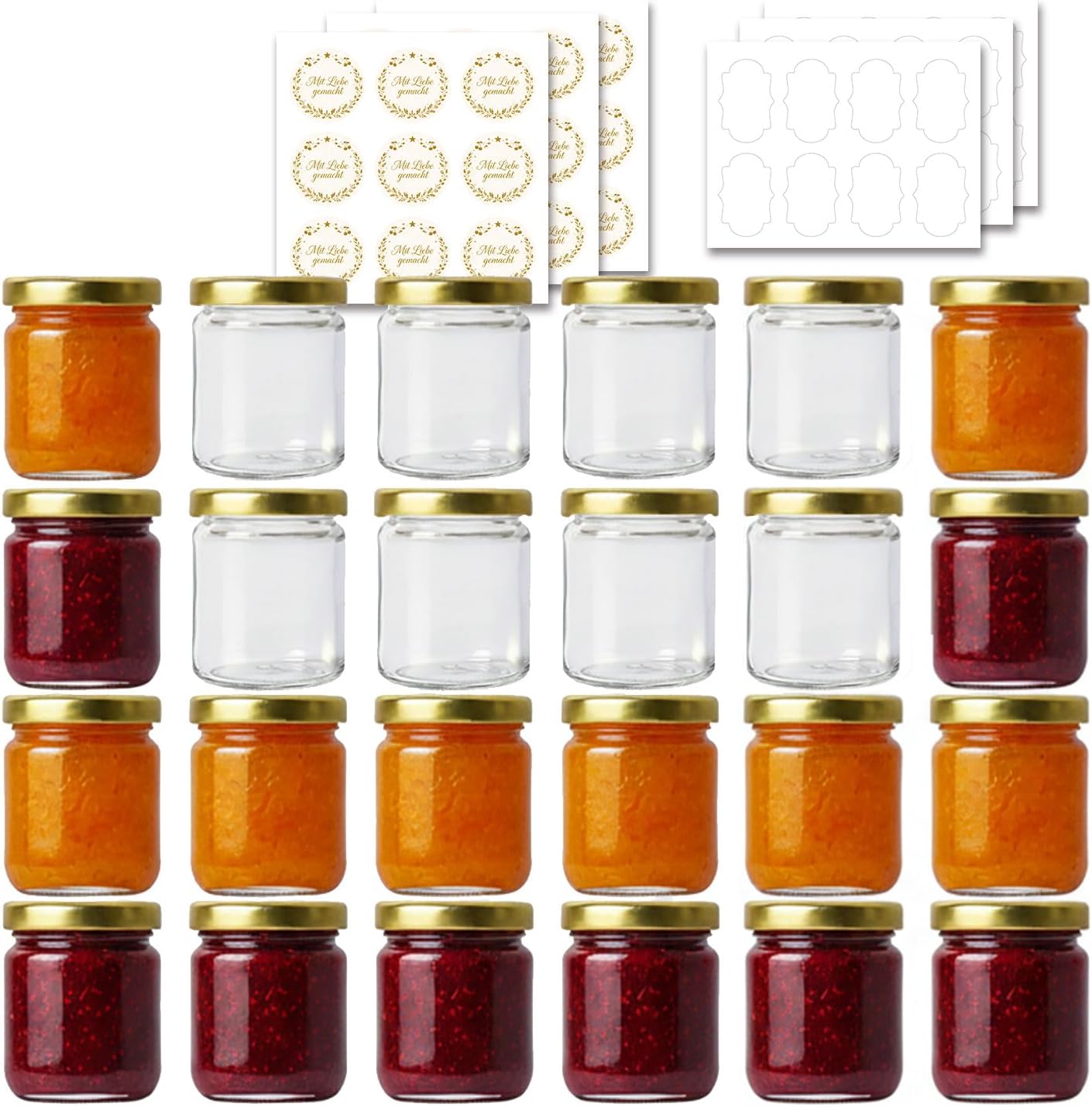 ComSaf 24×120 ml goldener Deckel