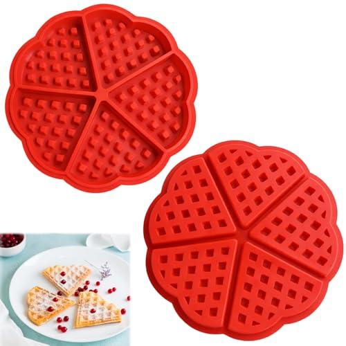 BaZuyunMd Herz-Waffelform Airfryer 2er