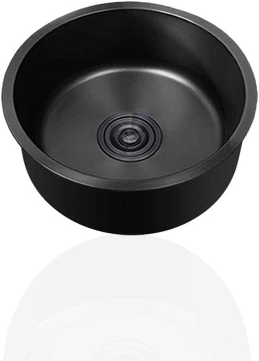 TYLAOXIAO Rundspüle schwarz Ø 38 cm