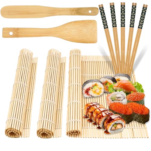 sebudion Bambus-Set 3 Matten
