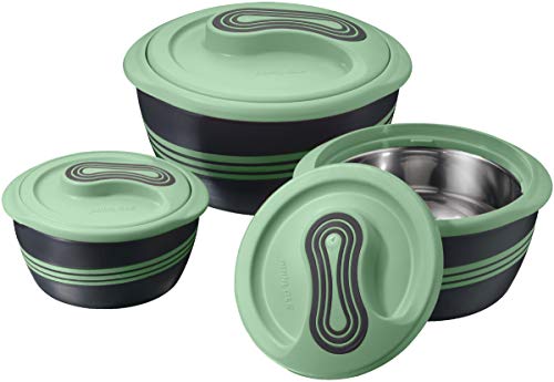 Pinnacle Pinnacle Thermoschüssel 3er-Set Grün