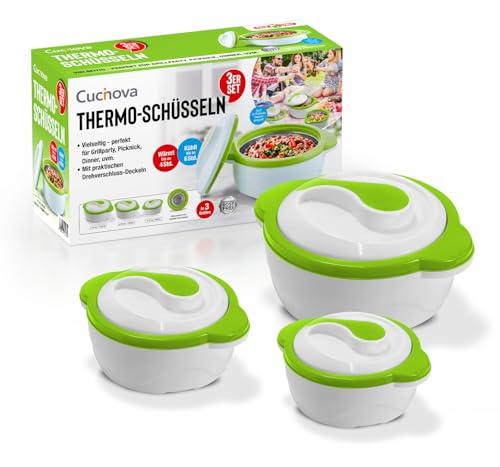 TELE WELT Thermoschüssel 3er-Set Grün