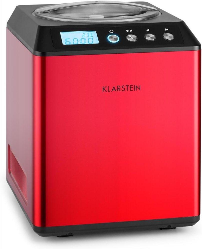 Klarstein Vanilla Sky Eismaschine 2 L Rot