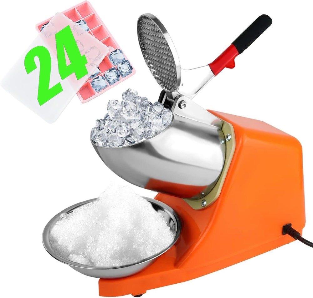 Tosucs elektrischer Ice Crusher 300 W Orange