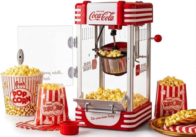Salco Coca-Cola Popcornmaschine Retro Kessel