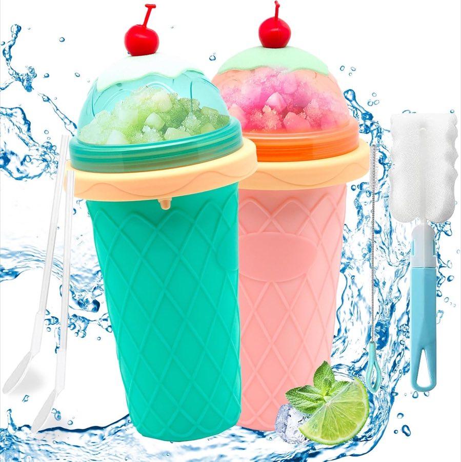 DAZZTIME Slush Becher 2er-Set Silikon